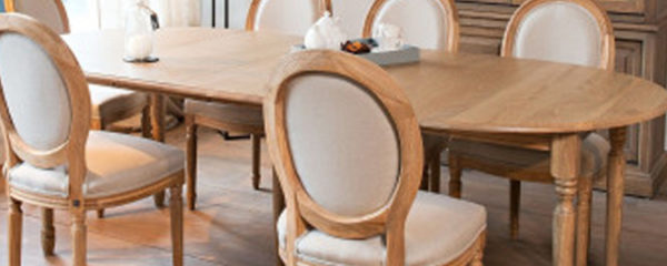 tables rondes design en bois